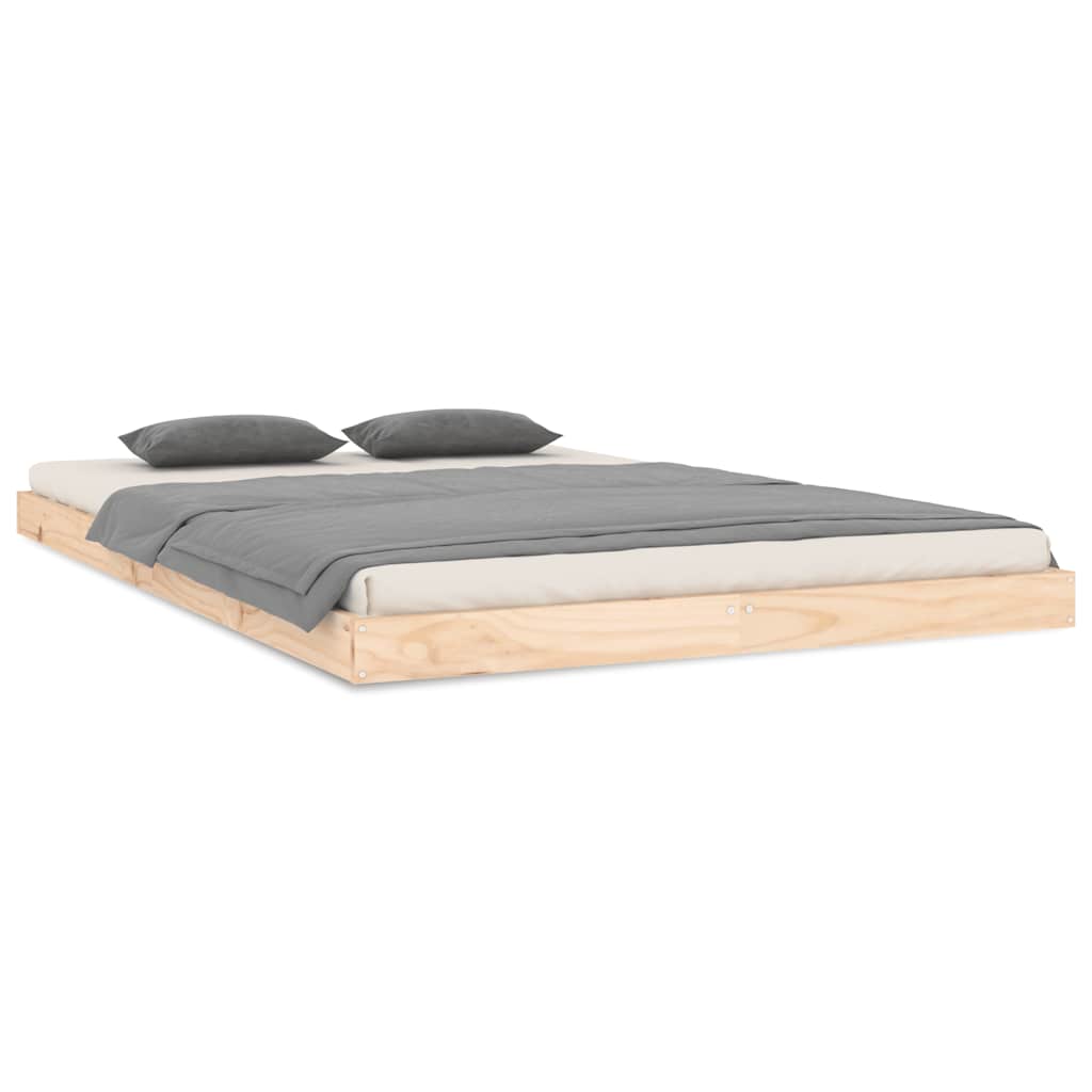 Solid Wood Bed 120 x 200 cm Pine