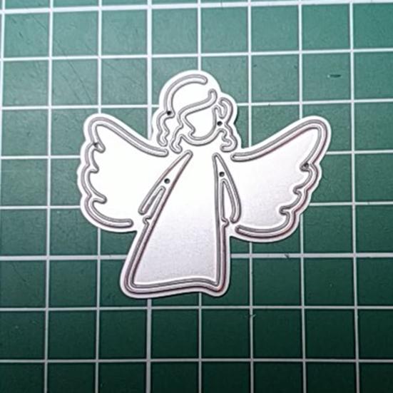 Ángel Niño con Ala Troquel de Corte Scrapbooking DIY Artesanía de Papel Molde Decoración de Álbum