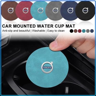 1/2pcs Car Interior Anti Slip Insert Cup Coasters For 240 C70 S40 S50 S60 S70 S80 S90 V40 V50 V60 V90 XC40 XC60 XC90 Vnl Truck