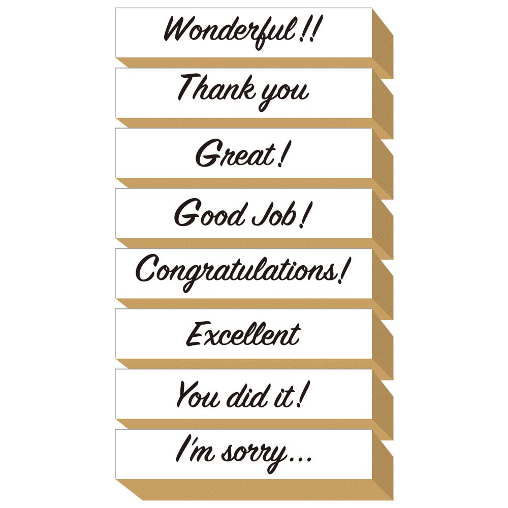 

Стильный набор деревянных штампов с резиновой печатью для личного использования Спасибо Хорошо Липкий Веселый Удобный Сделано в Японии Бизнес, Печати, Сообщения, Вы, Работа, Заметки, Канцелярские товары,