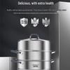 Kangbach 304 Stainless Steel 3-Layer Steamer Pot