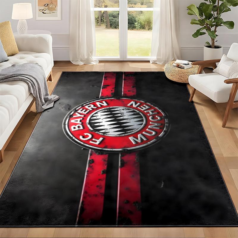 FC Bayern München Kobercový rohožka do předsíně pro obývací pokoj nebo ložnici Ochranná podložka pod židli Kancelářská dekorace Vánoční dárek Dárek k narozeninám