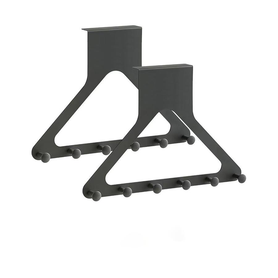 

Over The Door Hooks, Door Hanger Hooks for Hanging, Over The Doors Towel Racks for Bathroom with 6 Coat Hook, Coat Rack Dorm