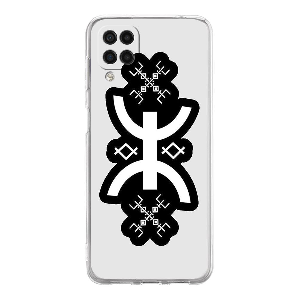 Phone Case for Samsung A13 A15 A25 A51 A71 A21S A11 A12 A31 A52 A41 A23 A53 A73 A32 5G A03S A05s Cover Amazigh Berber Flag