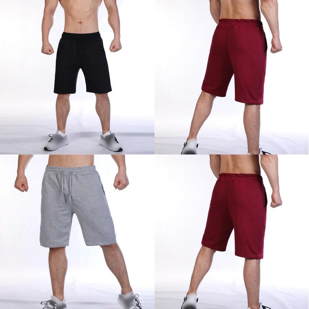 Mens Plain Elasticated Gym Shorts Comfy Sports Jogging Trousers S-3xl Black