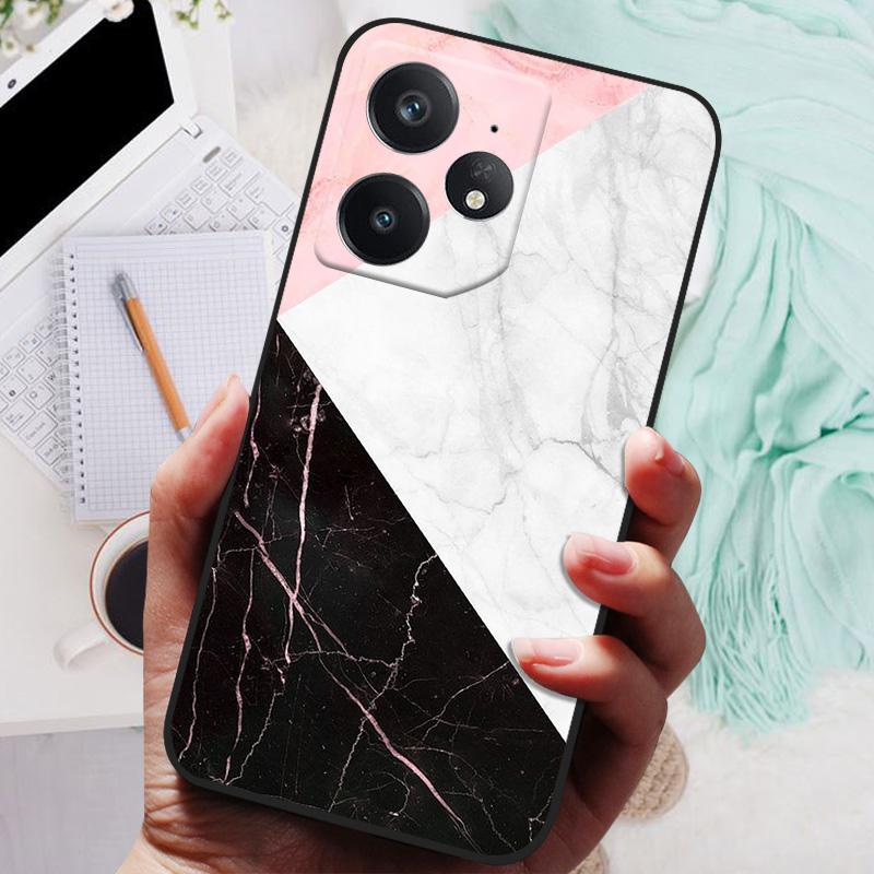 Pro Realme Neo7 Pouzdro Měkký Silikonový Kryt Černý Nárazník TPU Pro Realme Neo 7 Pouzdro Neo7 5G Funda Pouzdra na Telefon Matný Zadní Kryt