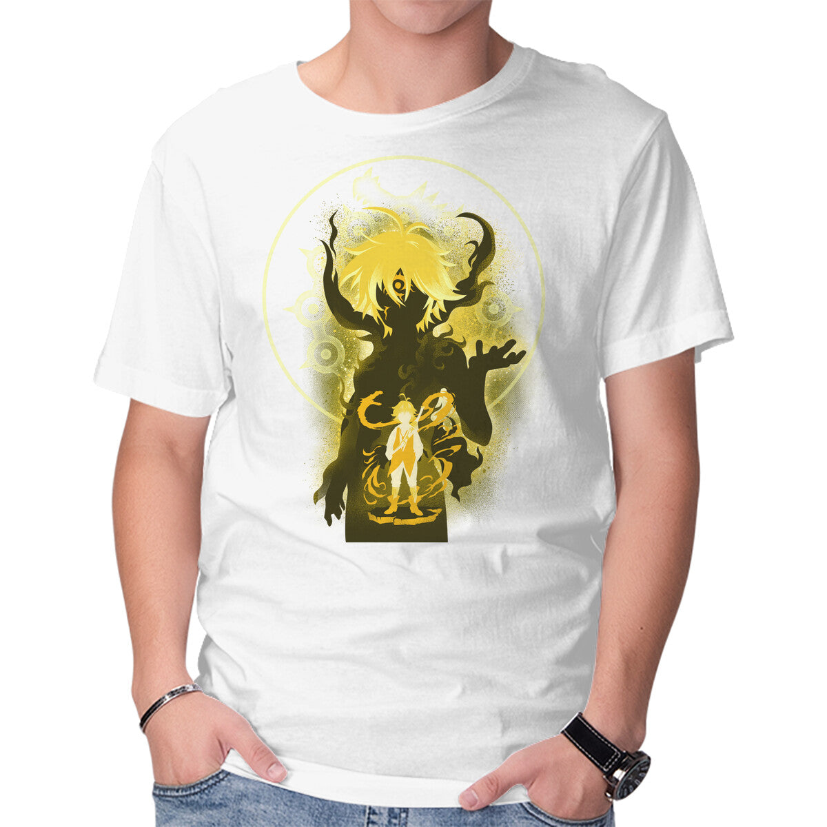 Unisex Crew Neck T-Shirt The Dragon s Sin Of Wrath Graphic Short Sleeve Casual Tee XXL