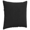 Sofa Cushions 2 pcs Black 60 x 60 cm Cord Fabric
