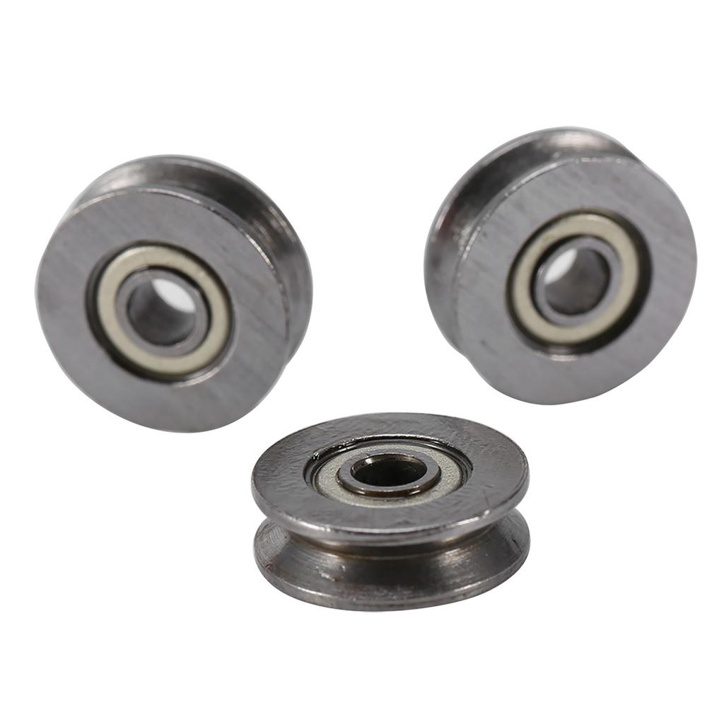 20pcs V623ZZ V Groove Ball Bearing Pulley For Rail Track Linear Motion System 3x12x4mm