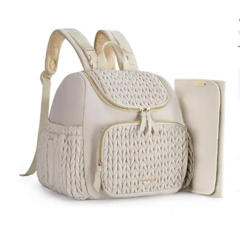 Mommy Bag Large Capacity Stroller Organizer with Insulated Pocket Outdoor Travel Baby Diaper Bag with Changing Pad Baby Item