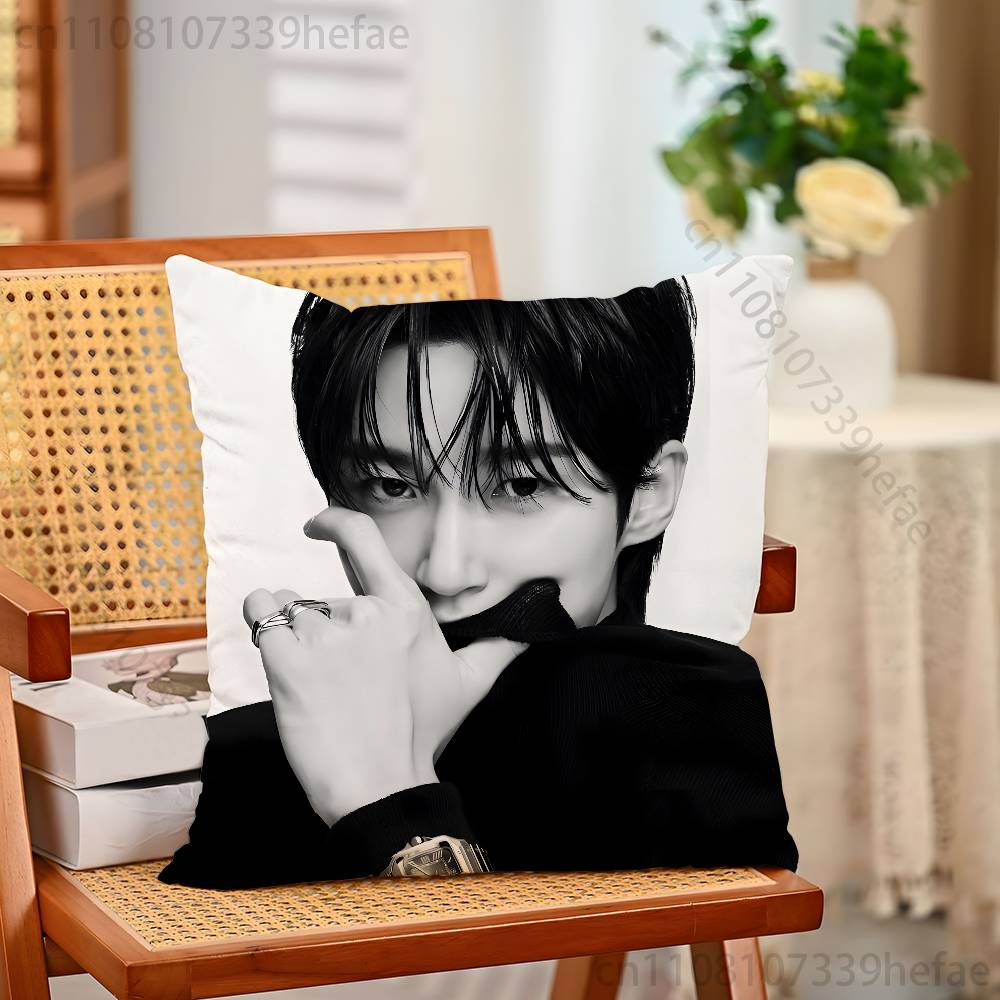 BByeon WWoo Seok Pillow Cases for Bedroom Living Room Sofa Home Decor Polyester Cushion Cover with Zipper