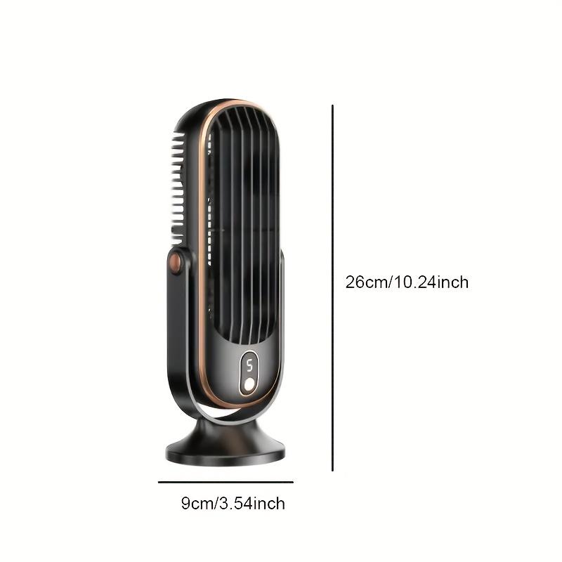 Portable Neck Fan, Rechargeable Handheld USB Desk Fan with Aromatherapy Diffuser, Foldable Mini Personal Fan for Travel