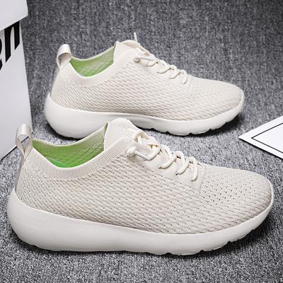 Summer Fly-woven Shoes Men's Socks Shoes Trendy Couple Casual Shoes Soft-soled Fly-woven Mesh Shoes
