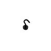 Magnetic Hook Round Metal Magnetic Holder Strong Magnetic Base Hanging Hook for Home Office Garage Storage and Organization