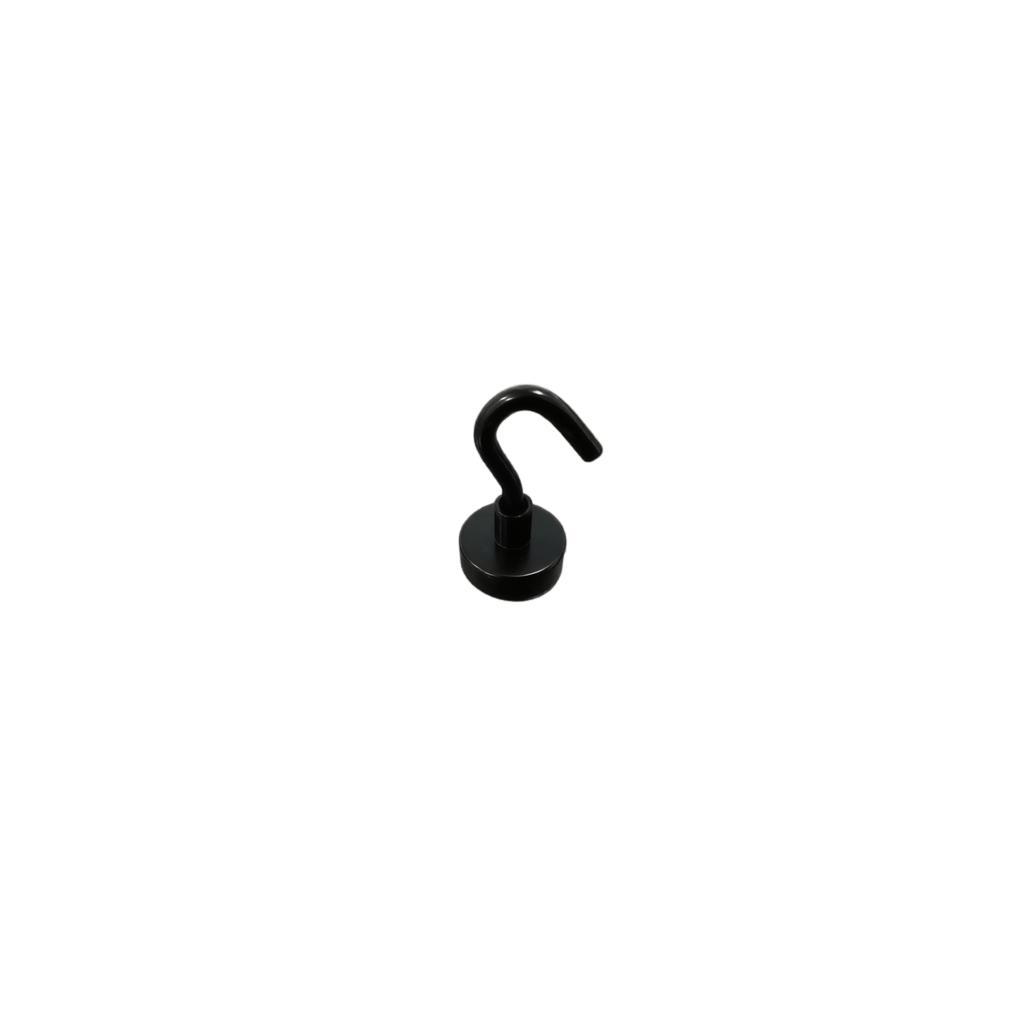 Magnetic Hook Round Metal Magnetic Holder Strong Magnetic Base Hanging Hook for Home Office Garage Storage and Organization