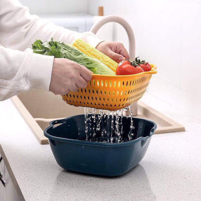 Double-Layer Drain Basket