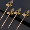 4pcs Set of Cute and Elegant Bee Hair Clips, Suitable for Proms, Weddings, and Daily Wear