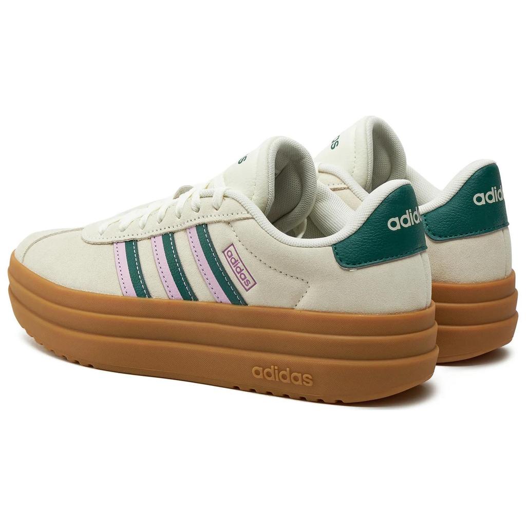 Adidas VL Court Bold Off White Collegiate Green Lilac Women Sneakers Cream Bliss-Lilac JI1788