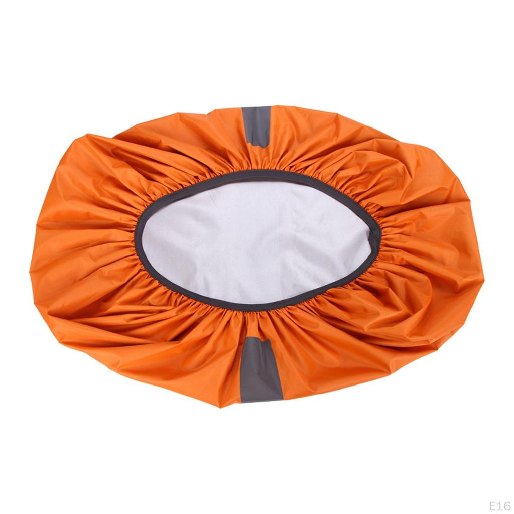 Hi Visibility Rain Cover with Reflective Stripes Waterproof Cover, Bag, for Hiking Camping Cycling