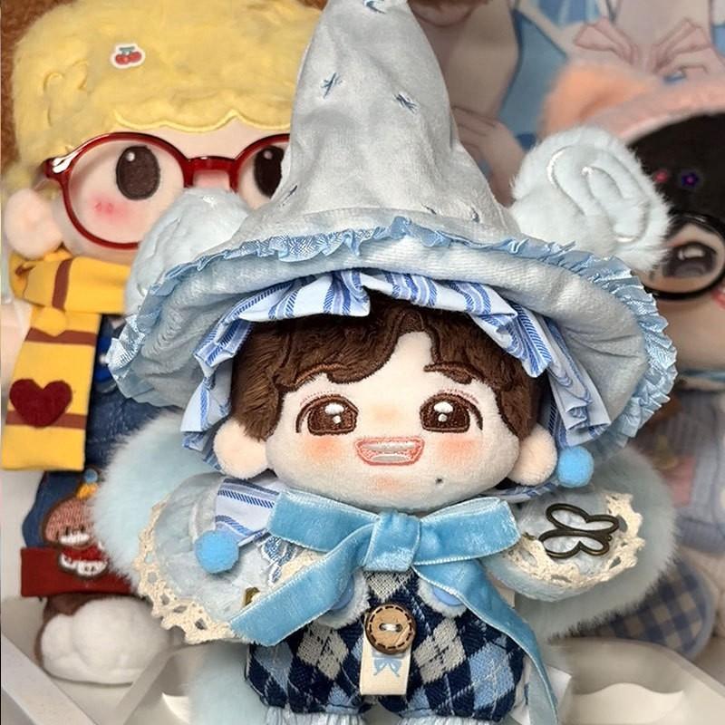 10cm Cotton Doll Outfit Blue Mage Costume DIMOO Newborn Diary Series Clothing Only