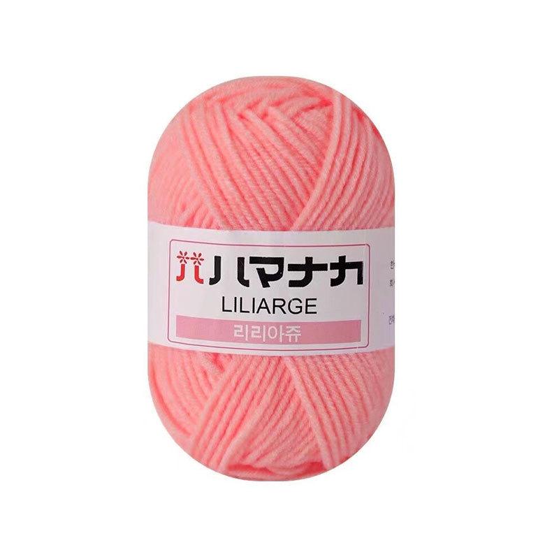4-ply 25g Milk Cotton for Diverse Knitting Projects, Available In Bright Colors.