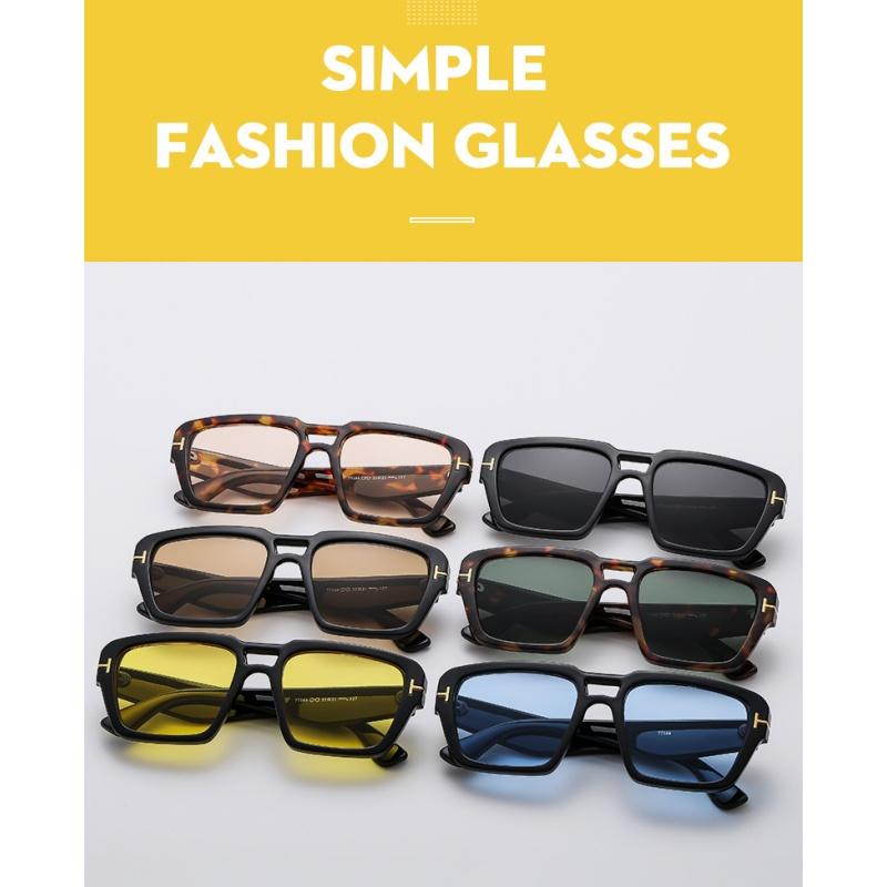 Women's sunglasses, square T-shaped sunglasses, men's and women's fashion sunglasses