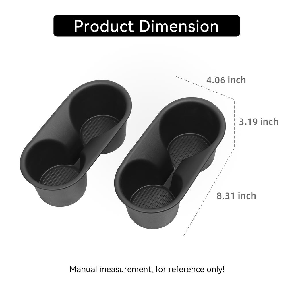 For Hyundai Palisade 2026 Only Fit 7seat Car 3rd Row Cup Holder Inserts Anti-Slip Shock-Absorbing Storage Tray Tidying