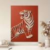 DIY Pearl Embroidery Diamond Painting Kit Fierce Tiger Sparkling Beads Art Craft Handmade Decoration Gift for Home