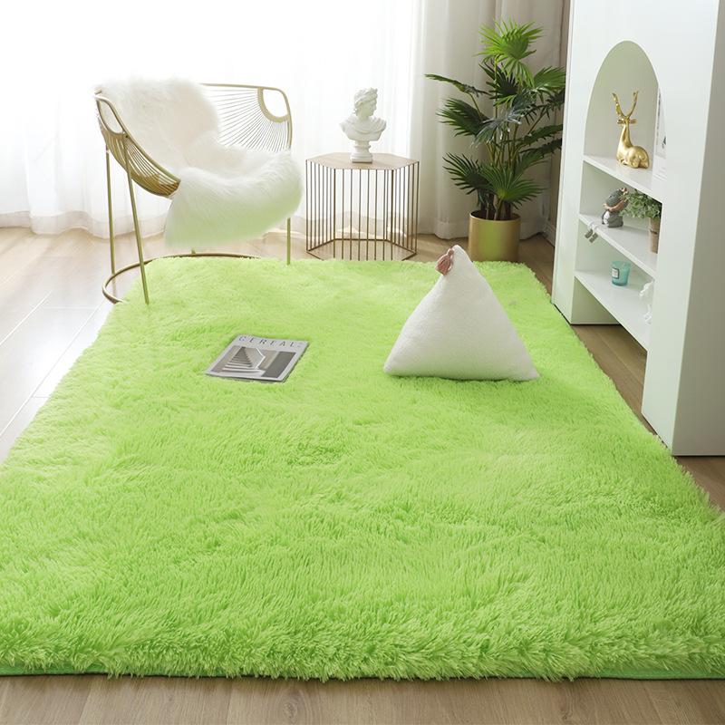 Soft Fluffy Carpet Pink Yellow White Multicolored Rug Decoration Bedroom Girl Large Carpet Plush For Living Room Mat Shaggy