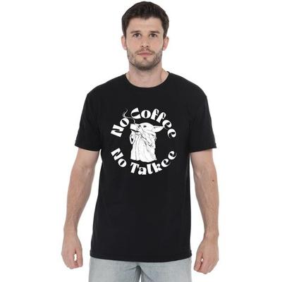 Mens No Coffee No Talkie Grogu T-Shirt