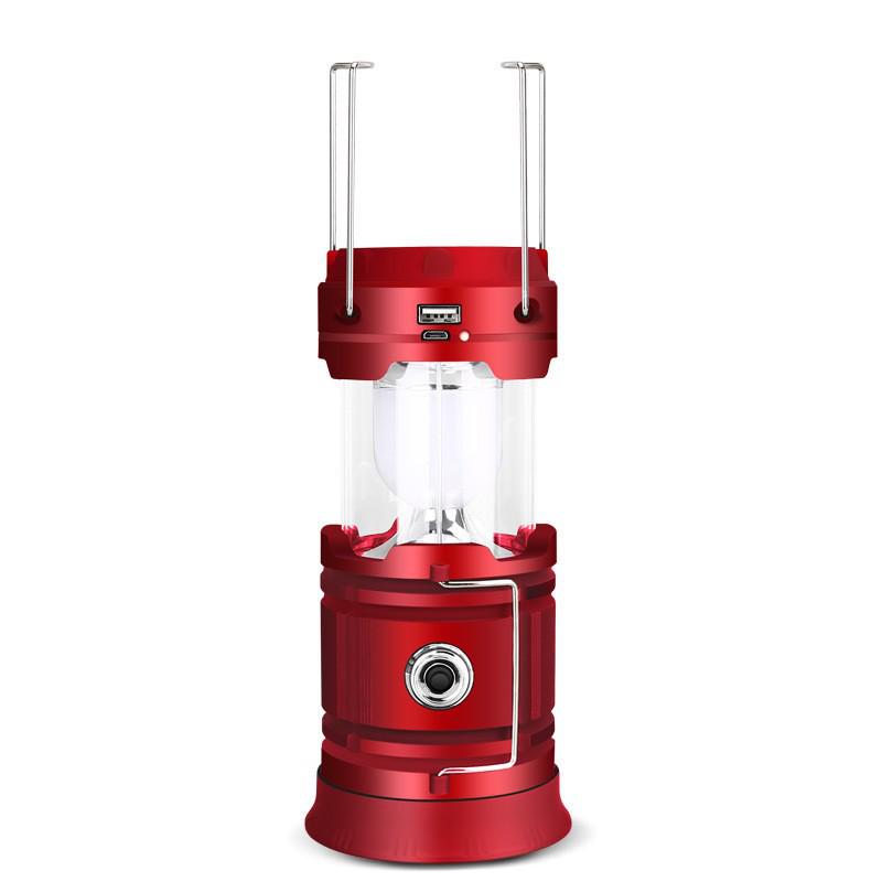 5800 Solar-Powered Portable Multifunction Camping Lantern - Outdoor Emergency Tent Light