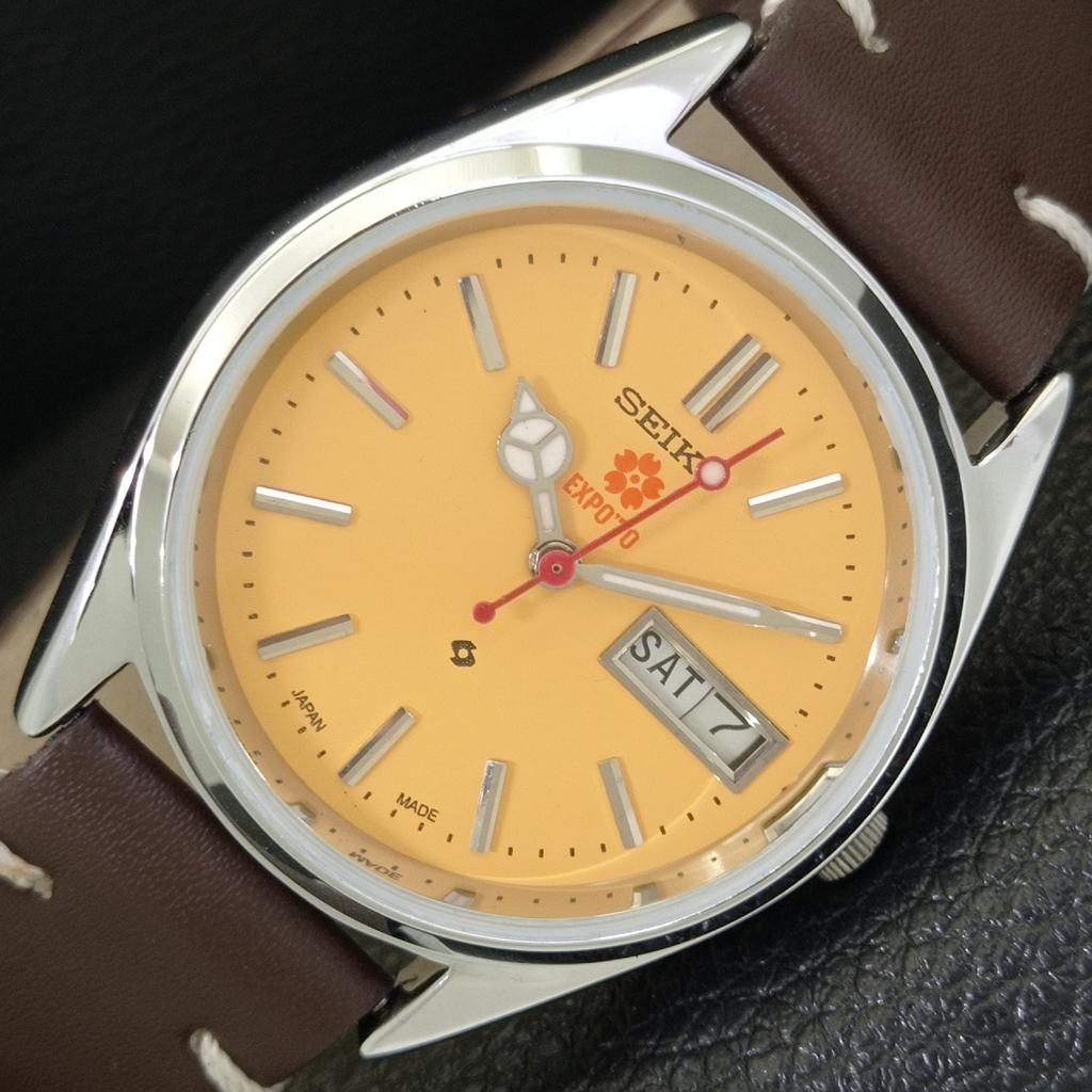 

JAPAN VINTAGE REFURBISHED SEIKO EXPO 70 AUTOMATIC 6309A MENS WATCH a441911-1