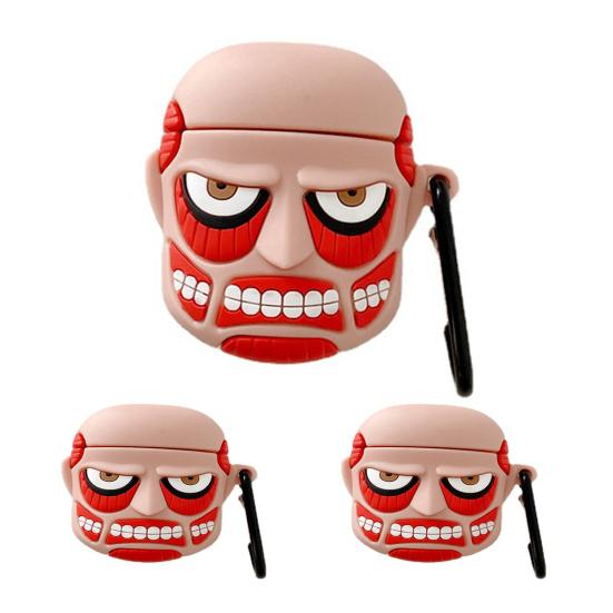 Earphone Case Soft Ultra-thin Comfortable Reusable Flexible Anti-fall Silicone 3D Cartoon Style Wireless Bluetooth-compatible Headphone Protective