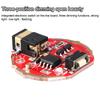 25/26/28mm Micro USB / 3.5mm DC Charge Port Driver Board Middle Switch Drive Circuit Plate for T6 L2 LED Rechargeable Flashlight