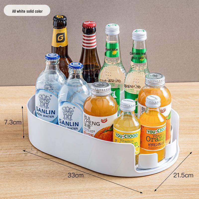 Multifunctional Rotating Refrigerator & Countertop Storage Rack