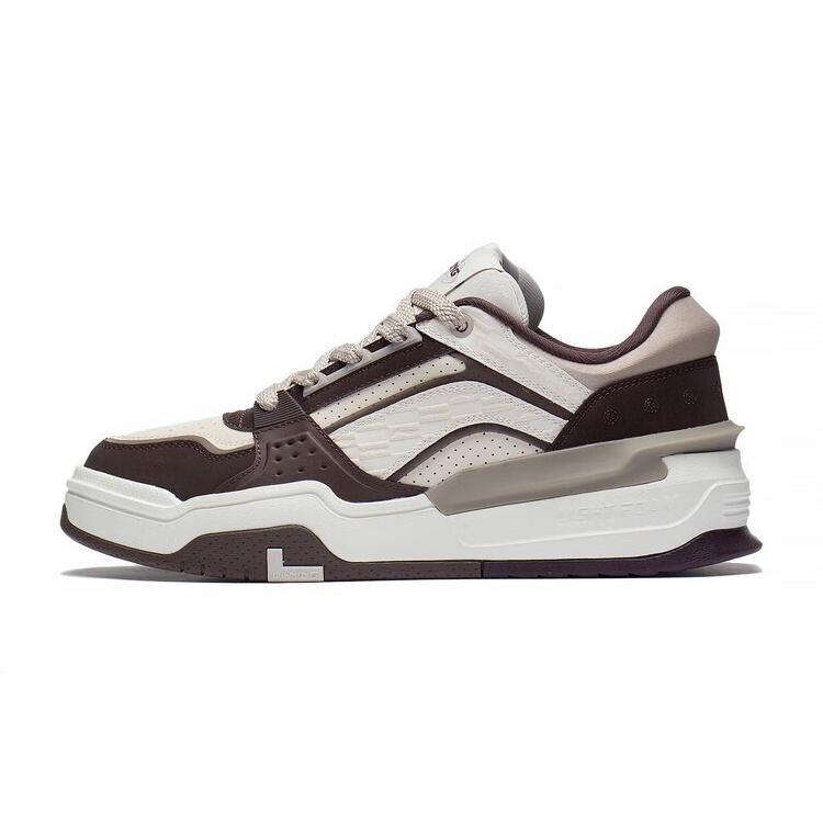 Li-Ning AG Skate Shoes White Brown Men s AGCS245-4 EU 43