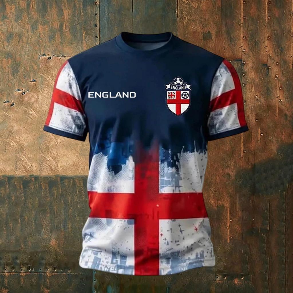 Men's Casual Scottish Themed Short Sleeve Top 2026 Merchandise Football Shirt Comfortable Fit
