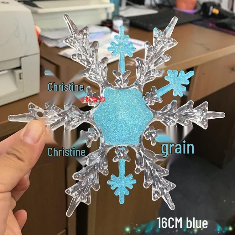 

Різдвяні прикраси-сніжинки - Акрилові прикраси для весіль, готелів, торгових центрів та фотографії