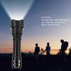 Outdoor XML T62 LED Flashlight Convex Lens Variable Focus Torch for Cycling Camping Emergency(black