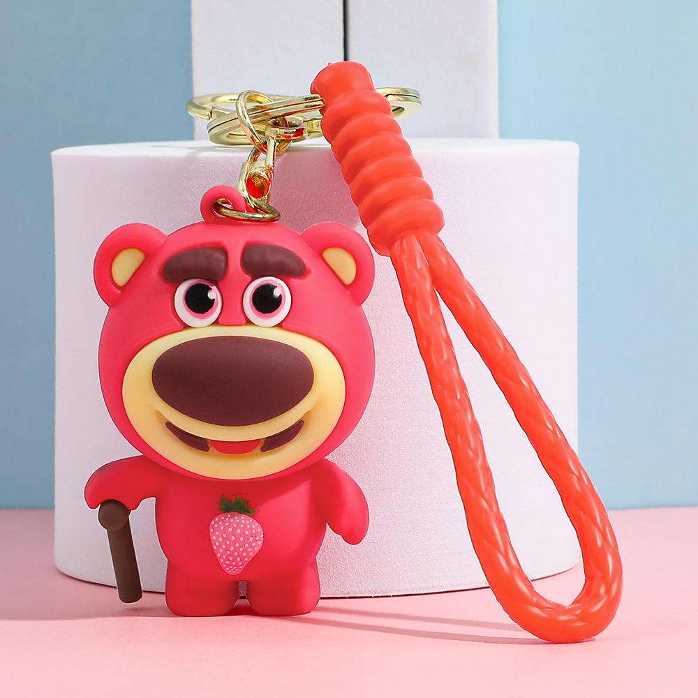 New Anime Buzz Lightyear Toy Story Action Figures Keychain Figure 3D Doll for Bag Car Decoration Birthday Key Chain Gift