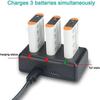 NP-BX1 Replacement Battery (3-Pack) and 3-Channel USB Charger Set for Sony NP-BX1 and Sony DSC-RX100,DSC-RX100 II,DSC-RX100M II,DSC-RX100 III,