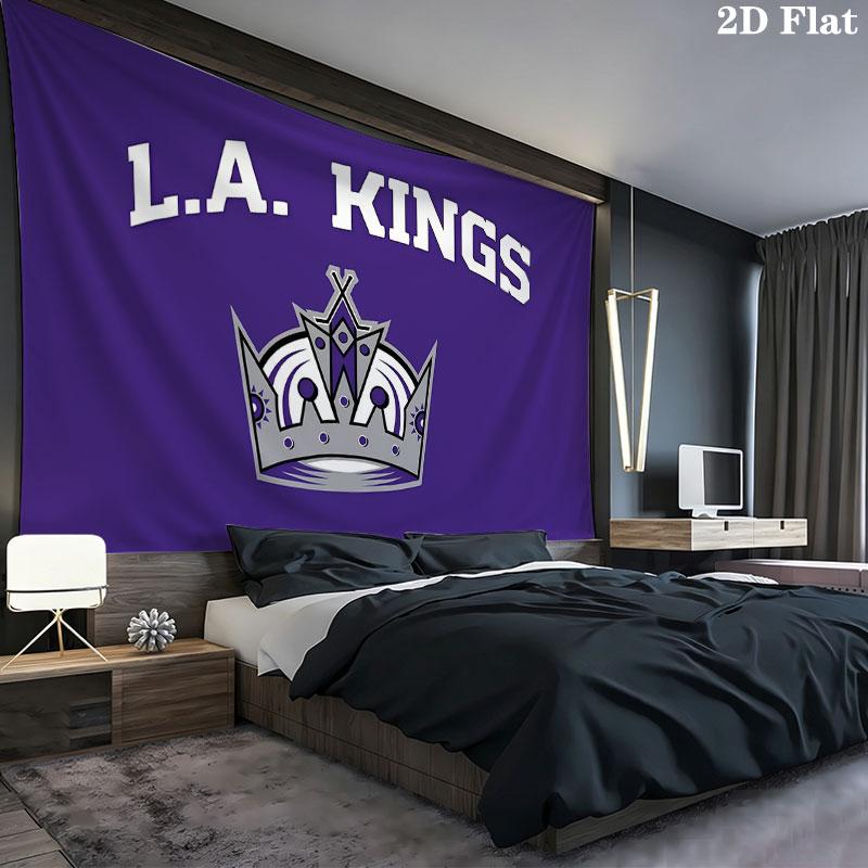 Los Angeles Kings Wall tapestry, aesthetic printed fabric blanket, suitable for bedroom, living room, and home decor.