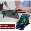 JGY iPhone 14 Pro Max IP68 Waterproof Case iPhone 14 Pro Max Military Metal Stand Case with Screen Protector Slim Full Cover Rugged Durable