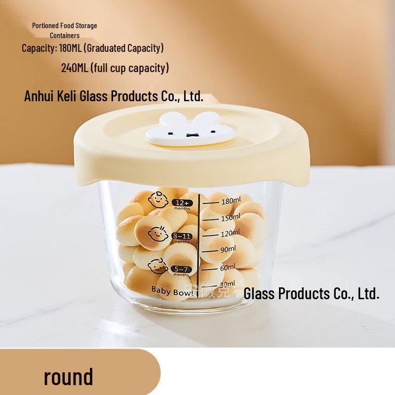 Abay Baby Food Storage Jar Set
