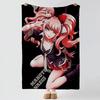 Game DDanganronpa Throw Soft Warm Flannel Blanket Multiuse Throw for Bed Sofa Office Air Conditioning Nap Blanket
