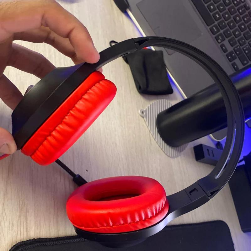 1 Ζεύγος δερμάτινων μαξιλαριών αυτιού Αντικατάσταση θήκης μαξιλαριού αυτιού από μαλακό αφρό για ακουστικά Edifie W800BT W808BT K800 K830 K815P K841P G1 G20