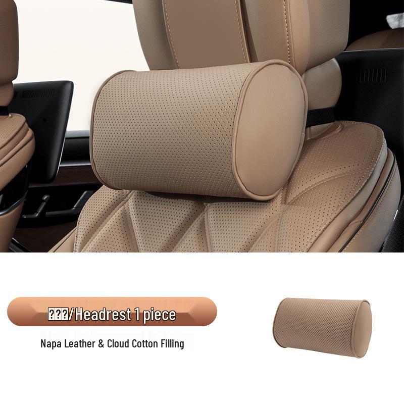 Maybach S-Class Bio-Cotton Car Seat Cushion Set with Headrest and Lumbar Support Pillow