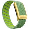 Suitable for Whoop 5.0 Wristband Strap, Nylon Woven Elastic Whoop MG Sports Replacement Strap, W Logo Gold Metal