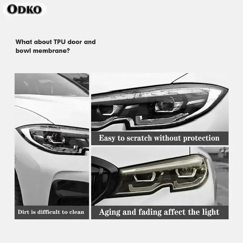Für Hyundai IONIQ 5 - Auto Außen Scheinwerfer Kratzfest TPU PPF Schutzfolie Kratzfest Reparaturfolie Zubehör