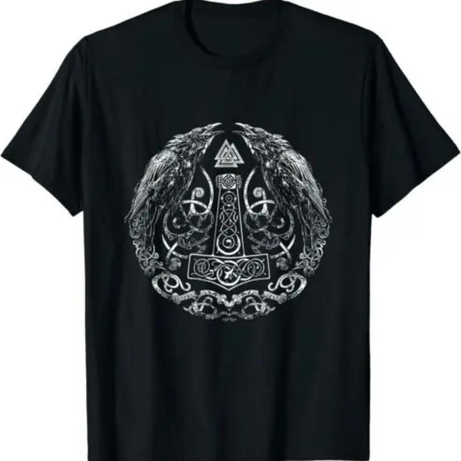 

Neu Raben Odins - Wikinger Hammer Ringerike Premium T-shirt XXXXXL